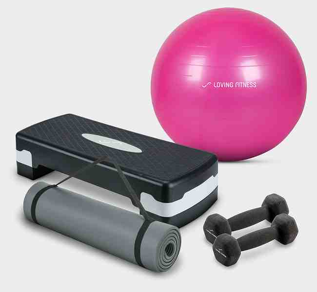 Pink gym sales equipment uk